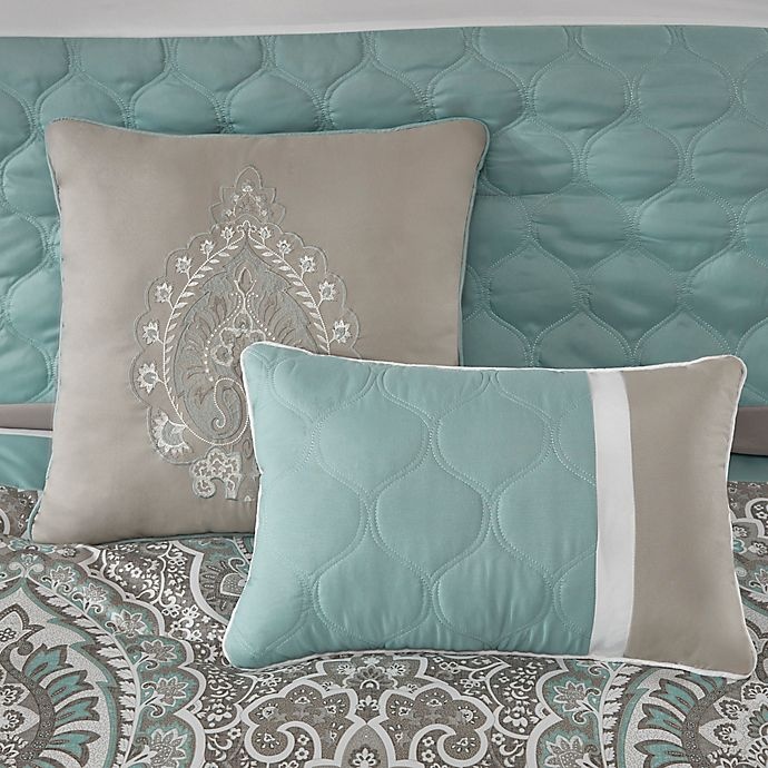 slide 5 of 8, 510 Design Shawnee California King Comforter Set - Blue, 8 ct