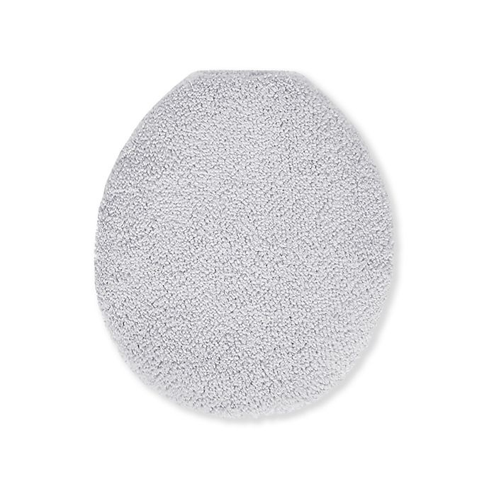slide 1 of 1, Madison Park Signature Marshmallow Toilet Lid Cover - Grey, 1 ct