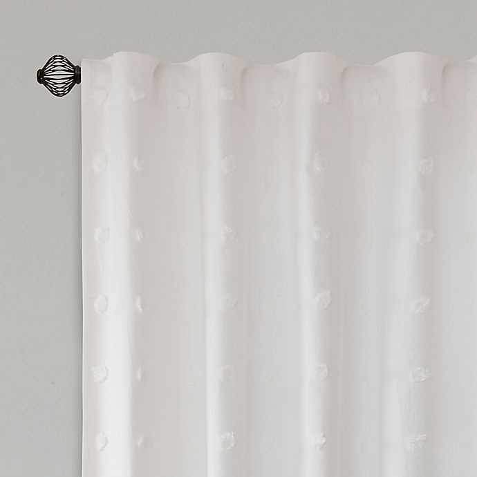 slide 3 of 6, Urban Habitat Rod Pocket/Back Tab Brooklyn Window Curtain Panel - Ivory, 84 in