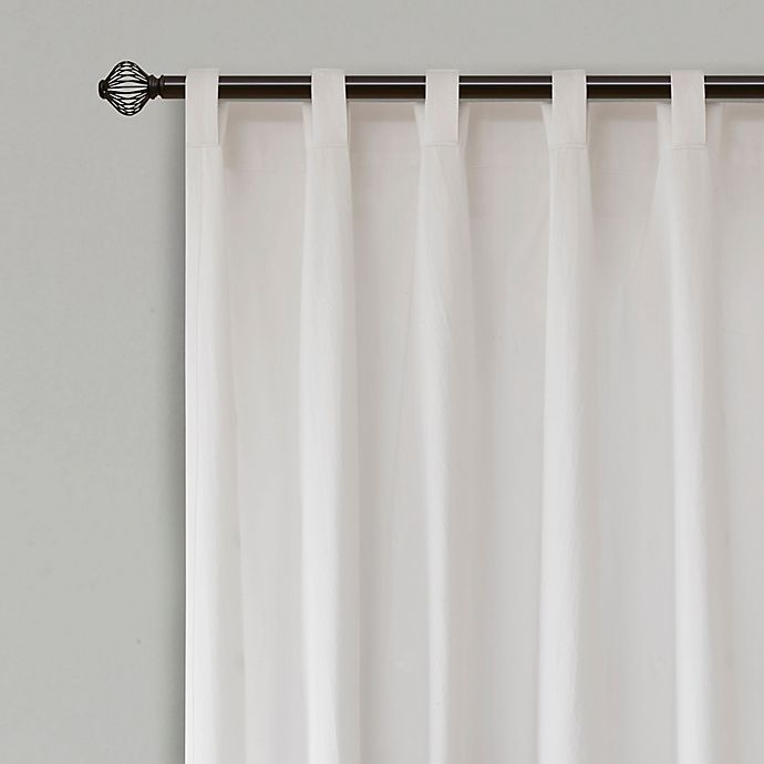 slide 4 of 6, Urban Habitat Rod Pocket/Back Tab Brooklyn Window Curtain Panel - Ivory, 84 in