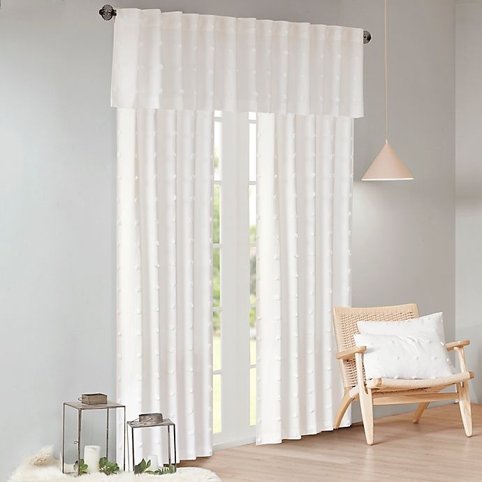 slide 3 of 5, Urban Habitat Brooklyn Window Valance - Ivory, 1 ct