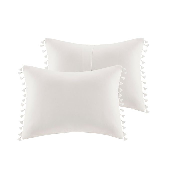 slide 9 of 9, Madison Park Lillian Full/Queen Comforter Set - White, 3 ct