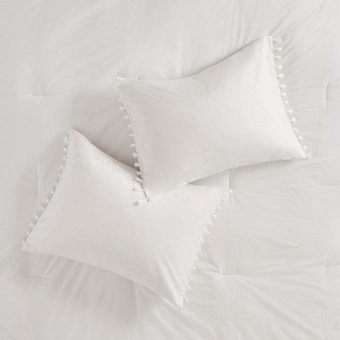 slide 2 of 9, Madison Park Lillian Full/Queen Comforter Set - White, 3 ct