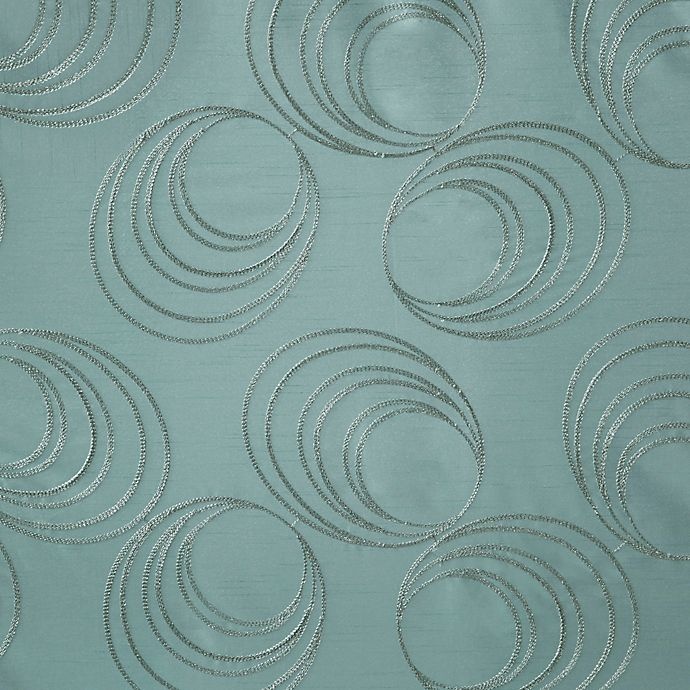 slide 4 of 4, Regency Heights Cosma Rod Pocket/Back Tab Window Curtain Panel - Aqua, 84 in