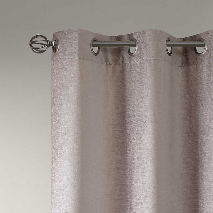slide 3 of 6, Madison Park Luxe Chenille 63-Inch Grommet Window Curtain - Blush, 2 ct; 63 in