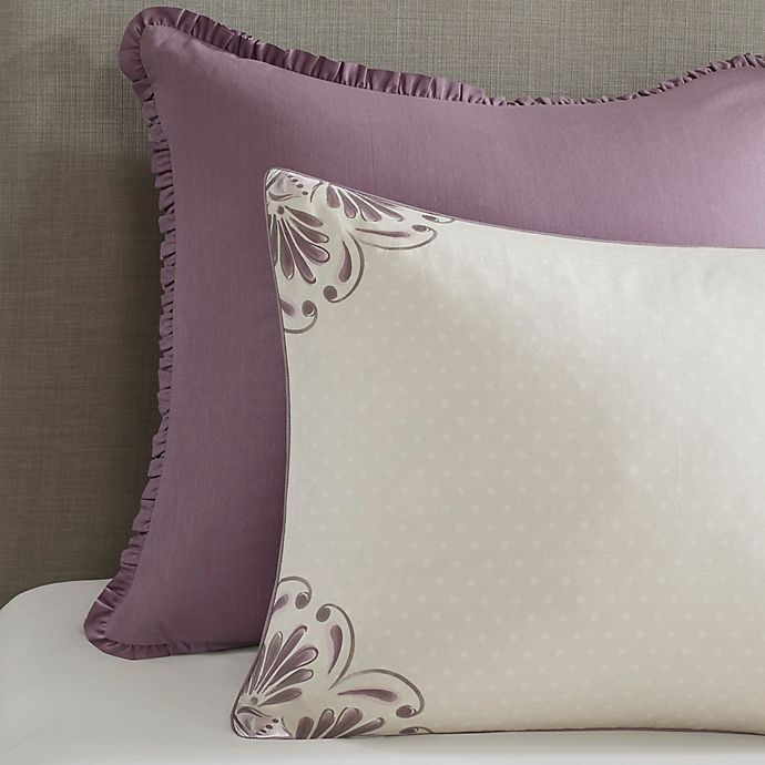 slide 9 of 19, Madison Park Elise Reversible King Comforter Set - Purple, 8 ct