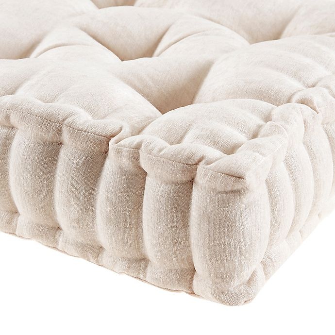 slide 2 of 2, Intelligent Design Azza Square Floor Cushion - Ivory, 1 ct