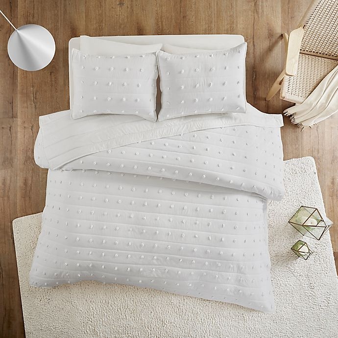 slide 3 of 6, Urban Habitat Brooklyn Twin/Twin XL Coverlet Set - Ivory, 3 ct