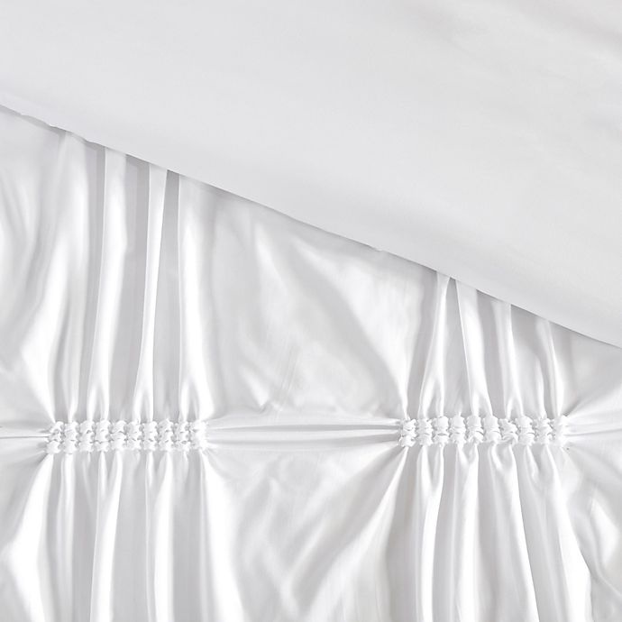 slide 3 of 14, Intelligent Design Benny Full/Queen Duvet Cover Set - White, 1 ct