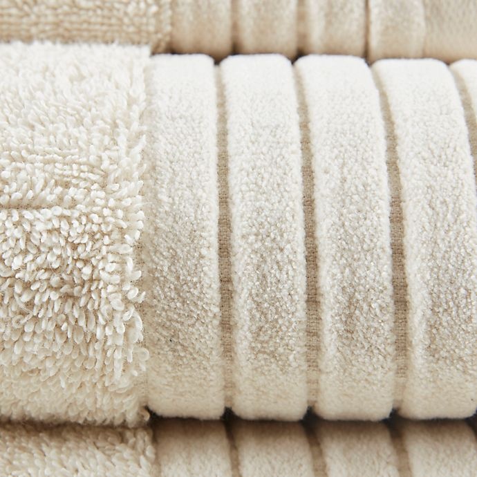 slide 4 of 6, Madison Park Signature Mirage Towel Set - Ivory, 8 ct