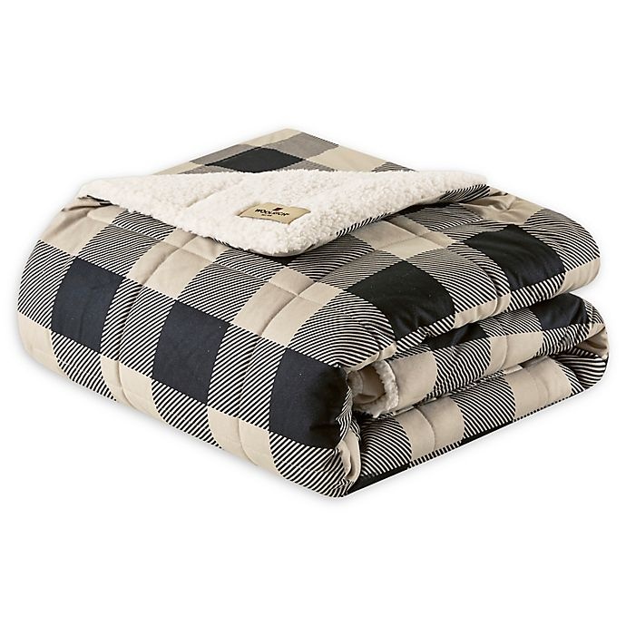 slide 1 of 2, Woolrich Linden Oversized Throw Blanket - Tan, 1 ct