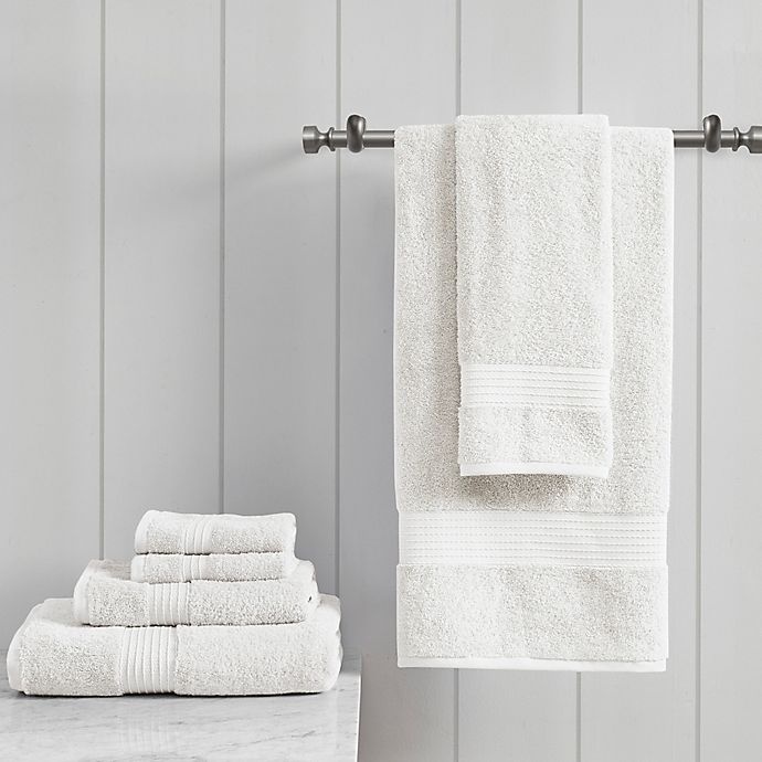 slide 3 of 5, Madison Park Bath Towel Set - White, 6 ct