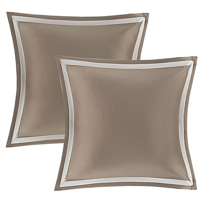 slide 4 of 10, Madison Park Odette Jacquard Reversible King Comforter Set - Tan, 8 ct