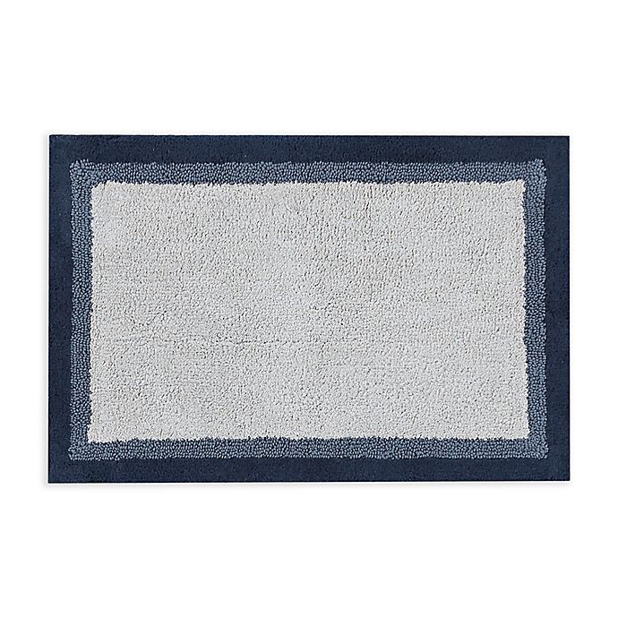 slide 1 of 1, Madison Park Amherst Bath Rug - Navy", 20 in x 30 in