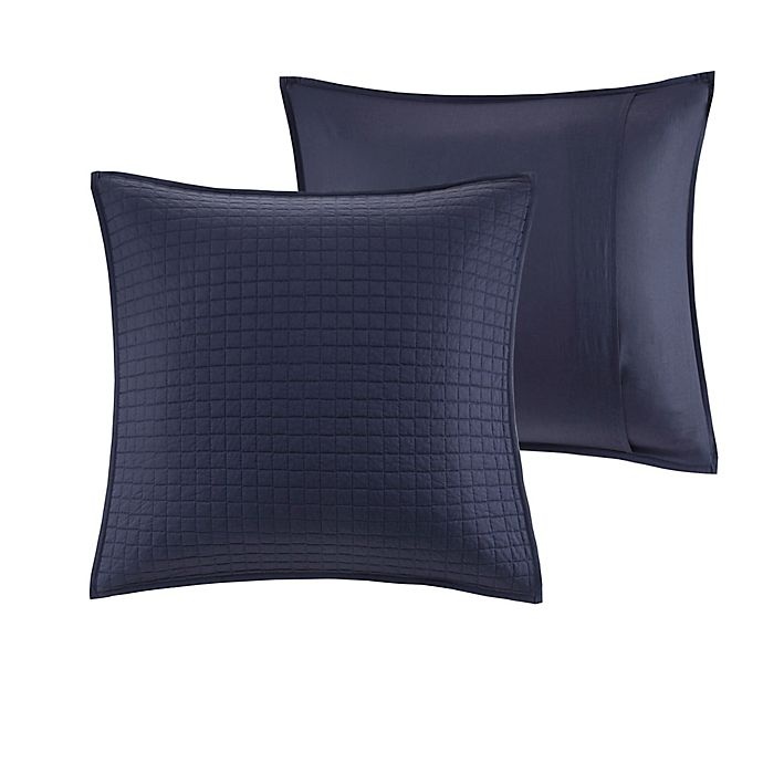 slide 7 of 12, Urban Habitat Brooklyn Cotton Jacquard King/California King Duvet Cover Set - Indigo Blue, 7 ct