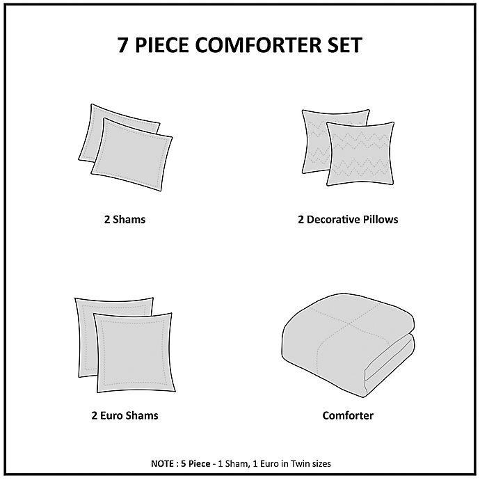 slide 3 of 10, Madison Park Gloria Cotton Printed Full/Queen Comforter Set - Blush, 7 ct