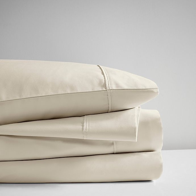 slide 2 of 5, Beautyrest BR 400 Thread Count Cotton Sateen Sheet Set Q IV, 1 ct