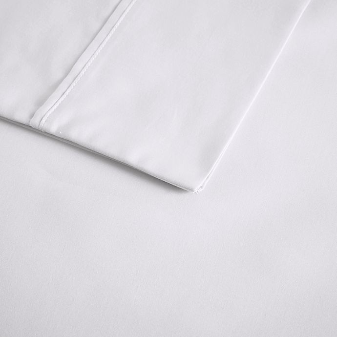 slide 3 of 5, Beautyrest 600-Thread-Count Cooling Cotton Rich Full Sheet Set - White, 1 ct