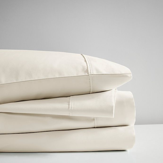 slide 5 of 5, Beautyrest 600-Thread-Count Cooling Cotton Rich King Sheet Set - Ivory, 1 ct