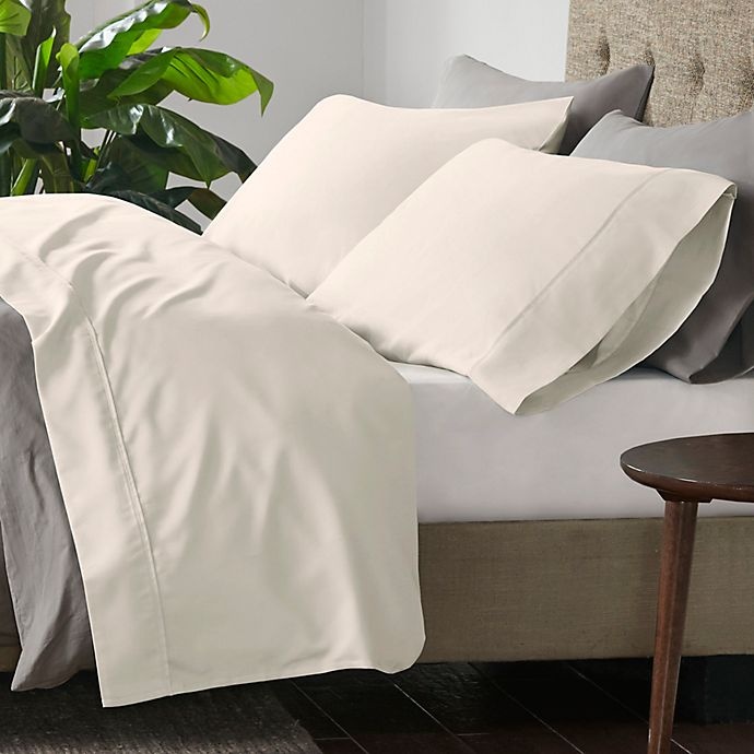 slide 1 of 5, Beautyrest 600-Thread-Count Cooling Cotton Rich King Sheet Set - Ivory, 1 ct