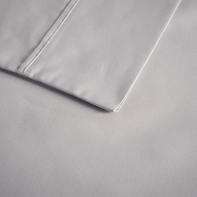 slide 4 of 5, Beautyrest 600-Thread-Count Cooling Cotton Rich Queen Sheet Set - Grey, 1 ct