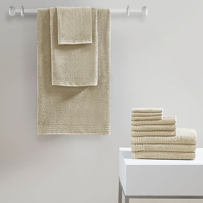 slide 2 of 7, 510 Design Big Bundle Bath Towel Set - Taupe, 12 ct