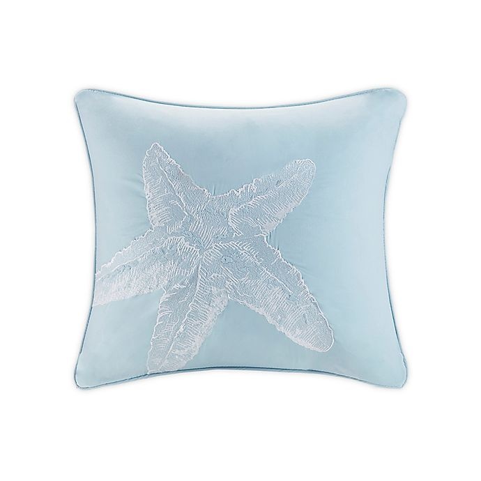 slide 1 of 2, Harbor House Palmetto Bay Square Throw Pillow - Blue, 1 ct