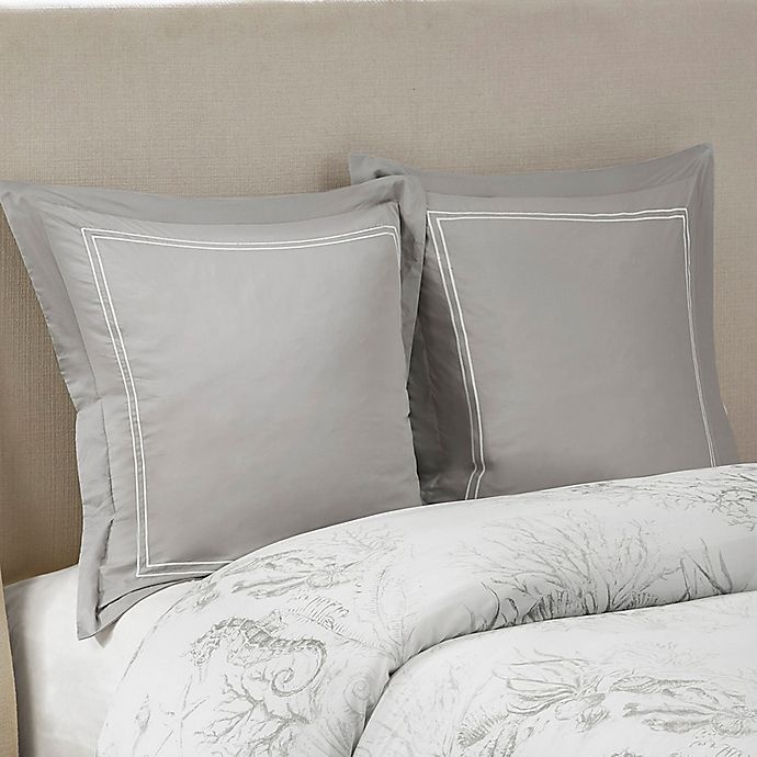 slide 1 of 1, Harbor House Sea Breeze European Pillow Sham - Grey, 1 ct