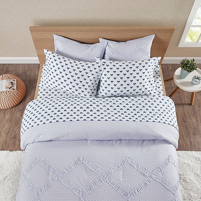 slide 2 of 2, Felicity Full/Queen Comforter Set - Blue, 1 ct