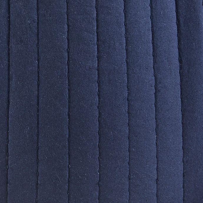 slide 3 of 4, INK+IVY Camila Quilted European Pillow Sham - Navy, 1 ct