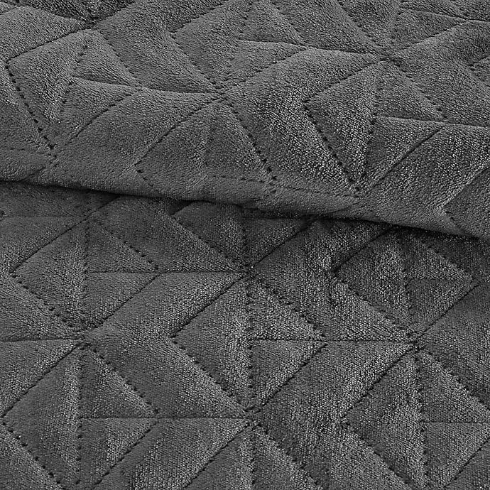 slide 4 of 6, Beautyrest Pinsonic Microlight Twin Heated Quilt - Grey, 1 ct