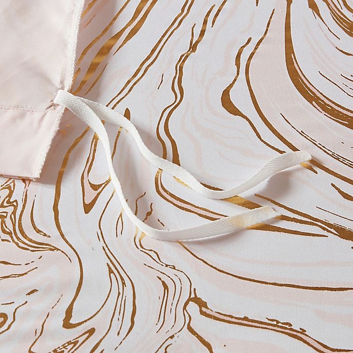 slide 2 of 14, Intelligent Design Rebecca Reversible Full/Queen Duvet Cover Set - Blush/Gold, 4 ct