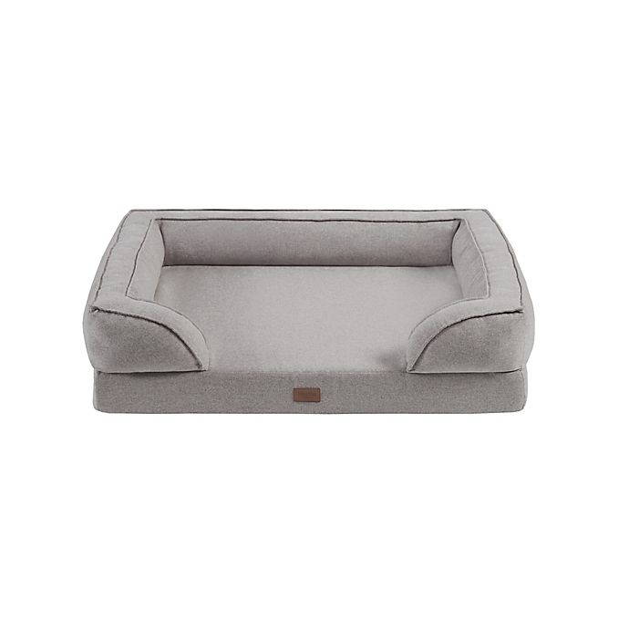 slide 2 of 3, Martha Stewart Bella Large Memory Foam Dog Couch - Grey, 1 ct