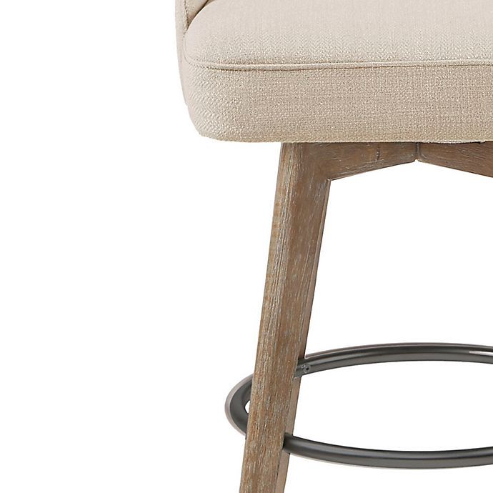 slide 6 of 8, Madison Park Pearce Counter Stool with Swivel Seat - Sand, 1 ct