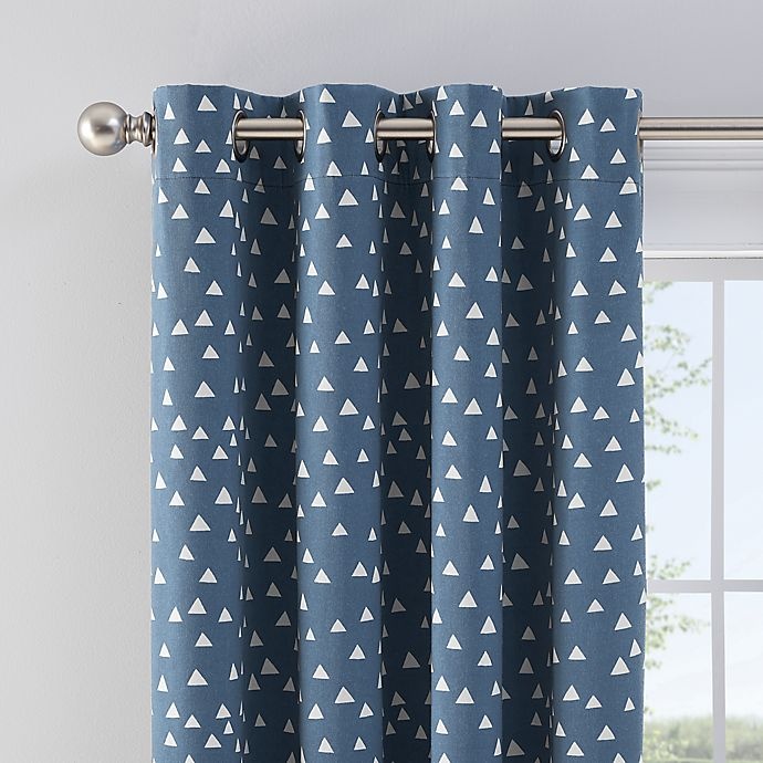 slide 2 of 6, Marmalade Issa Grommet 100% Blackout Window Curtain Panel - Navy, 63 in