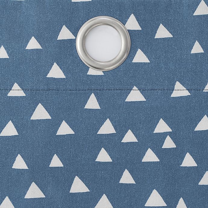 slide 5 of 6, Marmalade Issa Grommet 100% Blackout Window Curtain Panel - Navy, 63 in