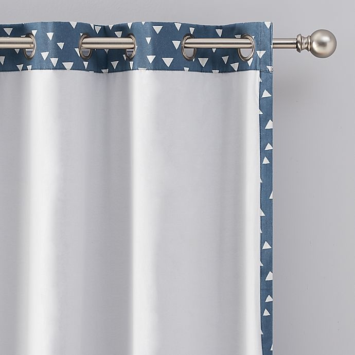 slide 3 of 6, Marmalade Issa Grommet 100% Blackout Window Curtain Panel - Navy, 108 in