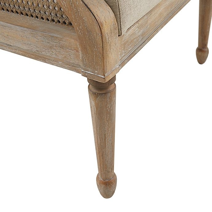 slide 5 of 10, Martha Stewart Isla Wood Accent Chair - Natural, 1 ct