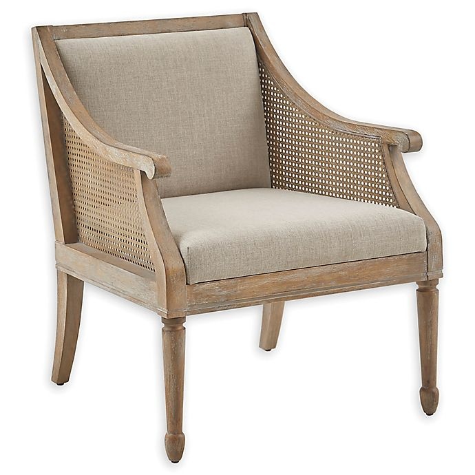 slide 1 of 10, Martha Stewart Isla Wood Accent Chair - Natural, 1 ct