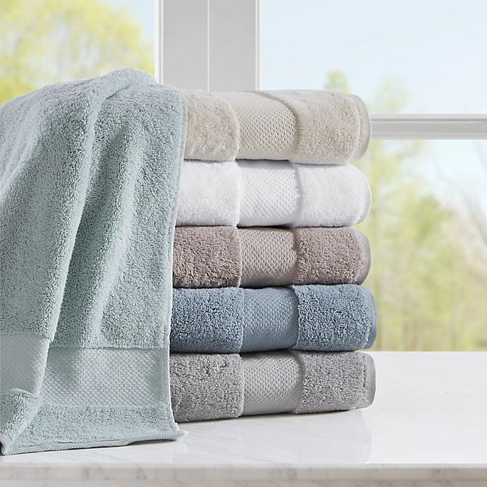 slide 6 of 6, Madison Park Signature Turkish Cotton Bath Towels - Taupe, 6 ct