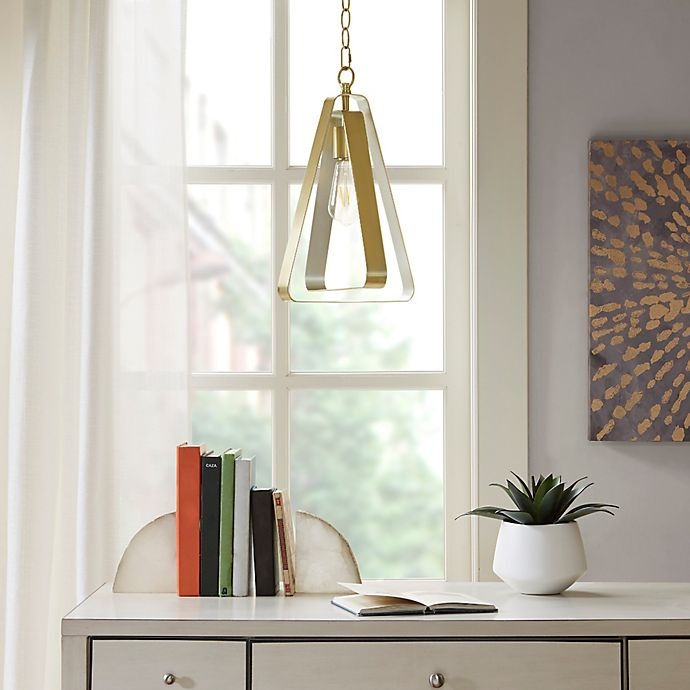 slide 5 of 6, Urban Habitat Colton 1-Light Pendant Light with Metal Shade - Gold, 1 ct