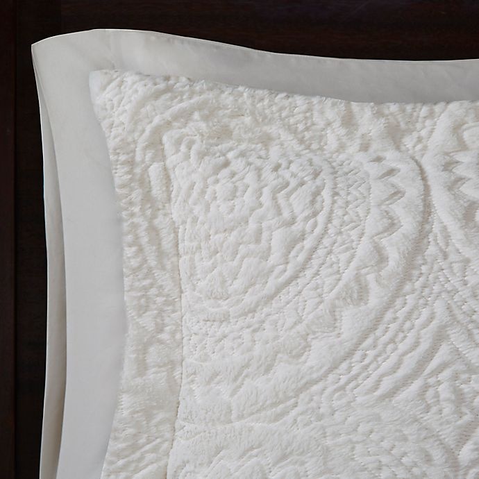 slide 3 of 9, Madison Park Arya Medallion Full/Queen Ultra Plush Comforter Set - Ivory, 3 ct