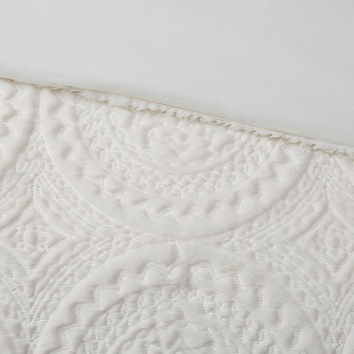 slide 8 of 9, Madison Park Arya Medallion Full/Queen Ultra Plush Comforter Set - Ivory, 3 ct