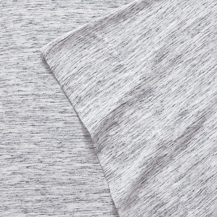 slide 3 of 4, Urban Habitat Space-Dyed Cotton Jersey Knit Twin XL Sheet Set - Grey, 1 ct