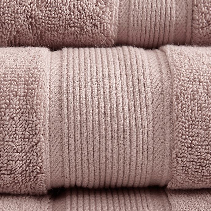 slide 2 of 5, Madison Park Signature Cotton Towel Set - Blush, 8 ct