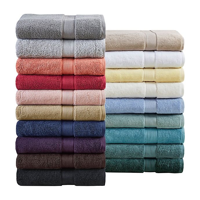 slide 4 of 5, Madison Park Signature Cotton Towel Set - Blush, 8 ct