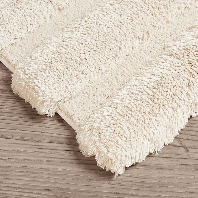 slide 4 of 7, Madison Park Tufted Pearl Channel Bath Rug - Wheat", 17 in x 24 in