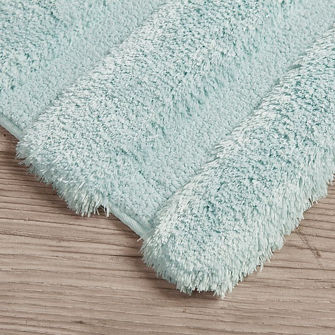 slide 5 of 7, Madison Park Tufted Pearl Channel Bath Rug - Seafoam", 17 in x 24 in