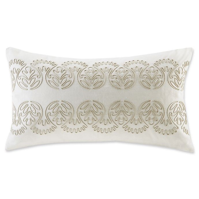 slide 1 of 2, Harbor House Suzanna Square Throw Pillow - White, 12 in x 20 in