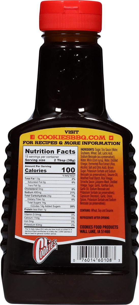 slide 6 of 14, Cookies Korean Stir Fry BBQ & Wing Sauce, 20 oz